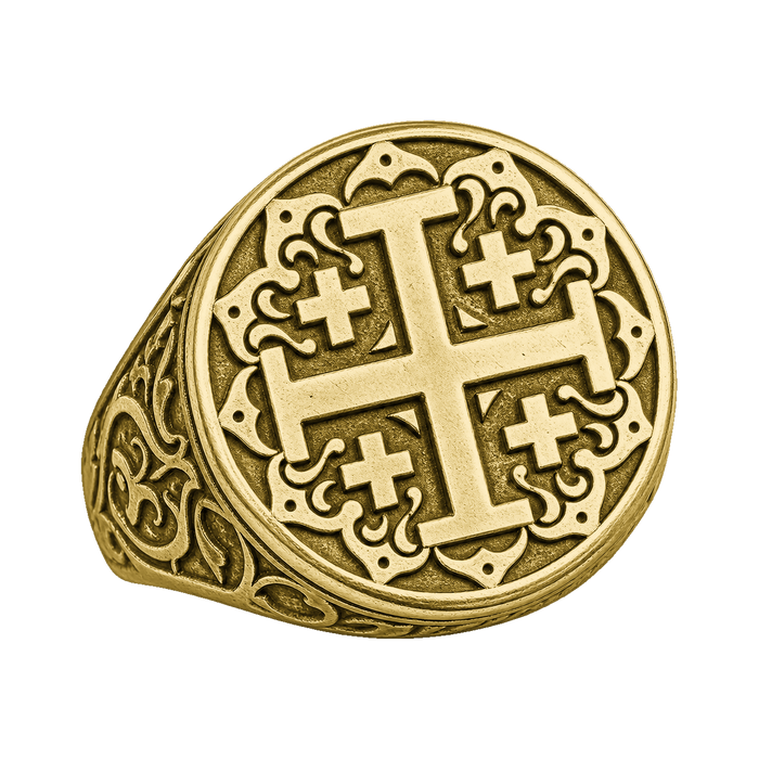 Crusader's Cross Ring — generated studio view