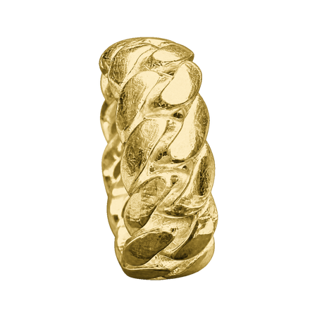 Curbed Cuban Link Ring — generated studio view