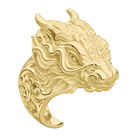 Dragon Head Ring — generated studio view
