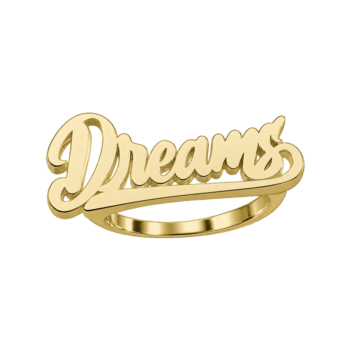 "Dreams" Ring — generated studio view