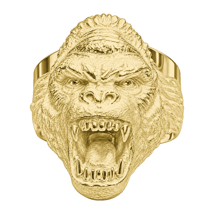 Gorilla Face Ring — generated studio view