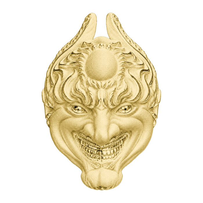 Japanese Oni Mask Ring — generated studio view