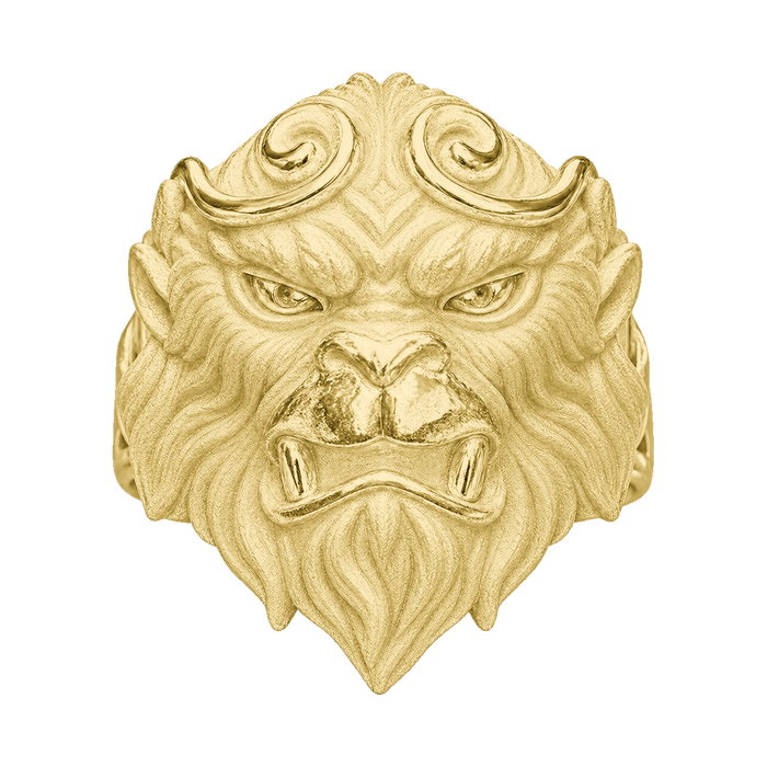 Monkey King Face Ring — generated studio view