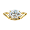 Open Bypass Solitare Engagement Ring — generated studio view