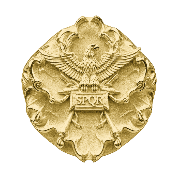 Roman SPQR Signet Ring — generated studio view