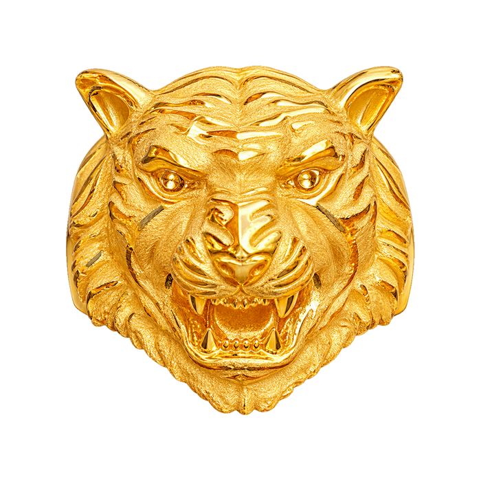 Tiger Face Ring — generated studio view