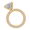 U-Shaped Eternity Engagement Ring — generated studio view