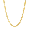3.5MM Solid Yacht Link Chain in polished yellow gold