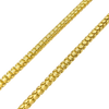 6MM Solid Dragon Scale Chain in polished yellow gold