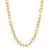 6MM Solid Heavy Link Chain in polished yellow gold