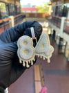 "84" Diamond Pendant