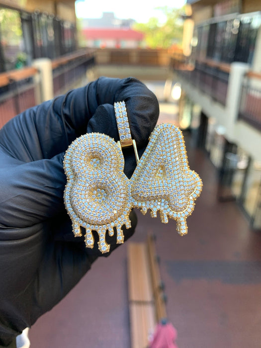 "84" Diamond Pendant