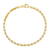 2.4MM Solid Heavy Link Bracelet — yellow gold