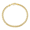 3.5MM Solid Yacht Link Bracelet — yellow gold