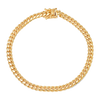 4.5MM Solid Miami Cuban Link Bracelet — yellow gold