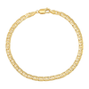 4.5MM Solid Yacht Link Bracelet — yellow gold