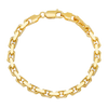 5MM Solid Heavy Link Bracelet — yellow gold