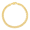5MM Solid Yacht Link Bracelet — yellow gold