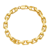 6MM Solid Heavy Link Bracelet — yellow gold
