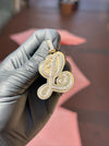 Cursive "L" Diamond Pendant