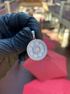 Dharma Wheel Circular Pendant