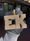 "EK" Diamond Pendant
