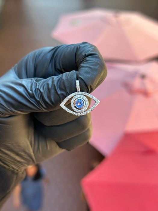 Evil Eye Diamond Pendant