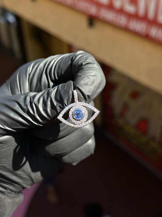Evil Eye Diamond Pendant alternate view