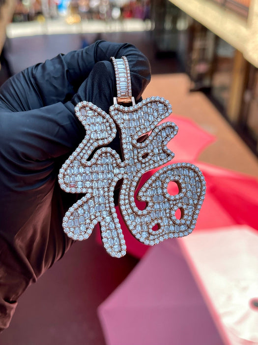 Fu (Lucky) Diamond Pendant alternate view