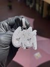 "GG" Diamond Pendant