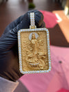 Lady Buddha (Guan Yin) Diamond Framed Pendant alternate view