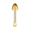 Diamond Shovel Pendant — yellow gold