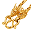 7.5MM Dragon Scale Chain polished gold detail