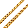 7.5MM Dragon Scale Chain polished gold detail
