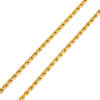 2MM Anchor Link Chain polished gold detail