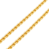 4.3MM Anchor Link Chain polished gold detail