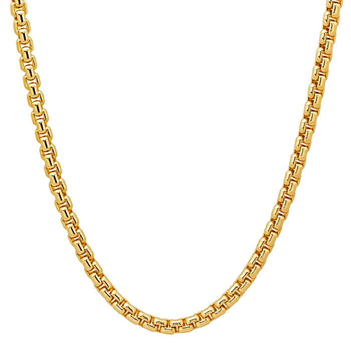5MM Solid Rounded Box Chain refined studio product photo