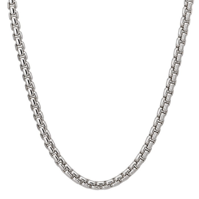 5MM Solid Rounded Box Chain refined studio product photo