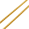 4.2MM Dragon Scale Chain polished gold detail