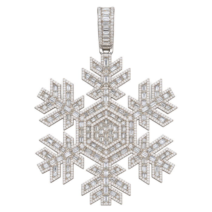 Snowflake Diamond Pendant — isolated product view