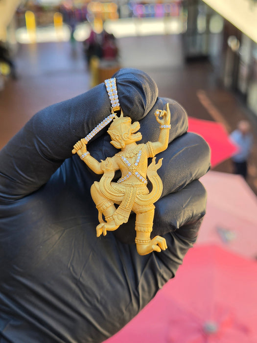 Thai Hanuman Diamond Pendant — original photo 2
