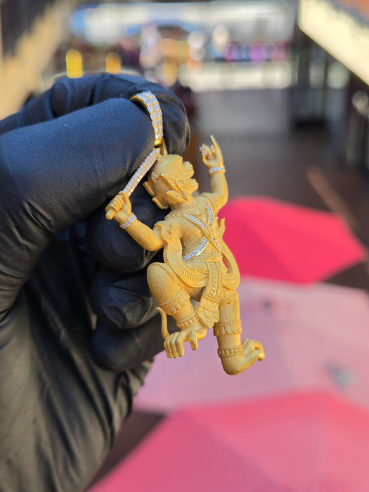 Thai Hanuman Diamond Pendant — original photo 4