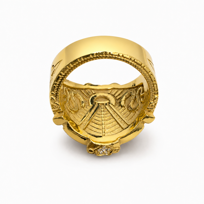 Diamond Aztec Warrior Ring