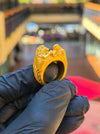 Eagle and Lion Sculpted Ring — original photograph