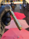 Custom Jade Lady Buddha (Guan Yin) Round and Baguette Diamond Wrap Pendant — original photograph