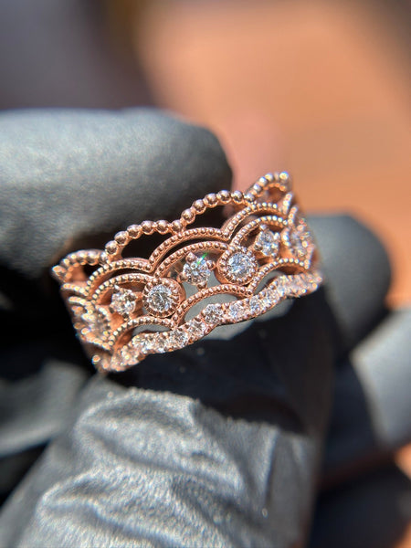 Vintage Laced Victorian Ring