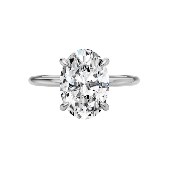 Oval Solitaire Engagement Ring
