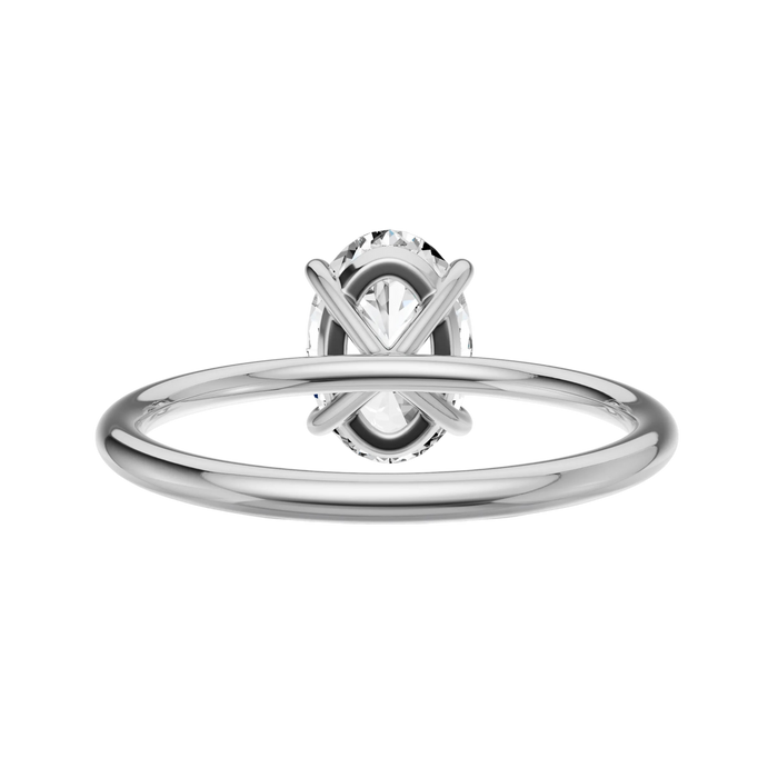 Oval Solitaire Engagement Ring