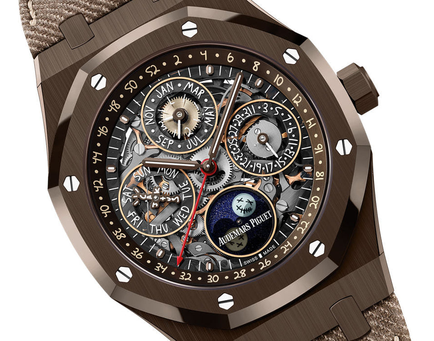 Audemars Piguet - 41 mm - Brown ceramic