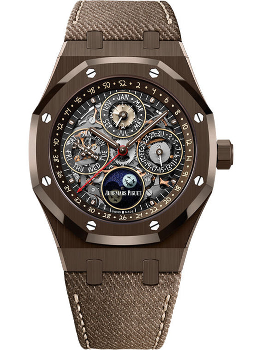 Audemars Piguet - 41 mm - Brown ceramic